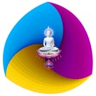 "Buddha Tri-Spiral" T-Shirt